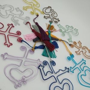 🎄 Coqui Frog Bookmarks  - Handmade Wire Wrapped